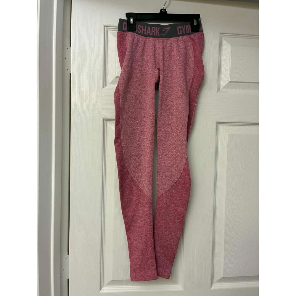 Gymshark Pink Marl Seamless Leggings Womens XS High Waist‎ Workout Gym